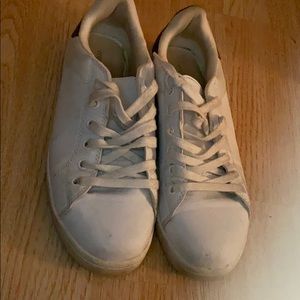 white sneakers